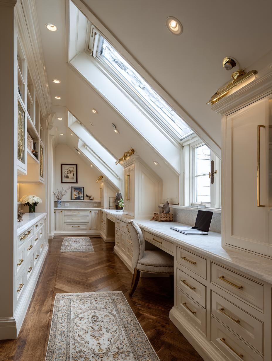 50 Genius Attic Craft Room Designs for People Who Secretly Hate Not Being Organized