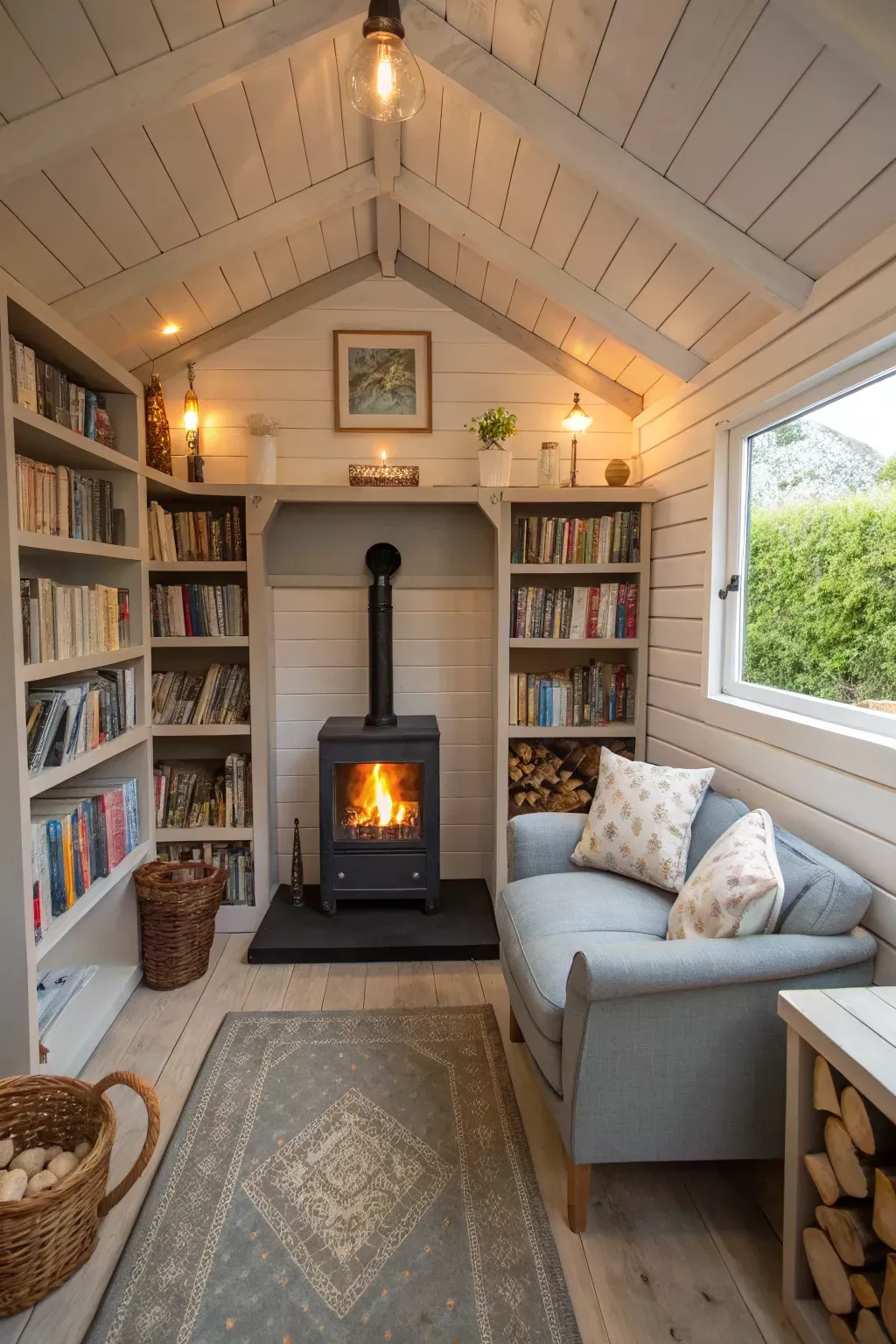 7+ Cozy She Shed Library Ideas to Inspire You - Garden.eco