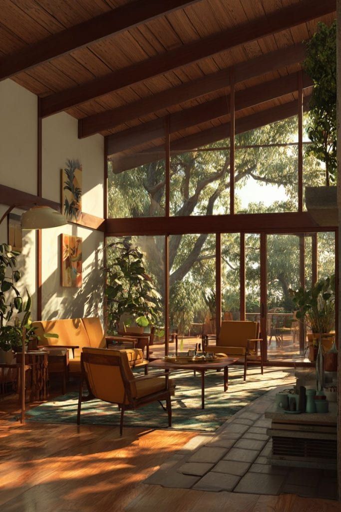 7 Simple Ways to Nail the Mid Century Modern Living Room Look