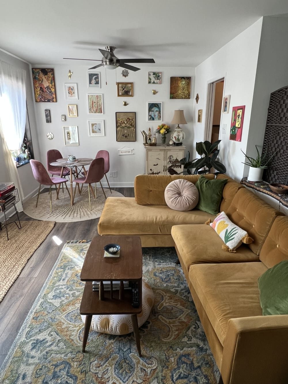 A One-Bedroom Rental Was Turned into a Two-Bedroom Thanks to a Clever Layout