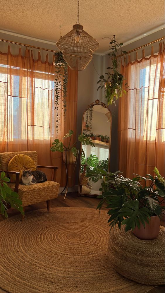 Boho plant room