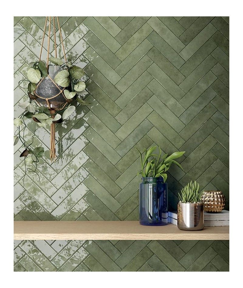 Carrelage zellige vert Tribeca Equipe