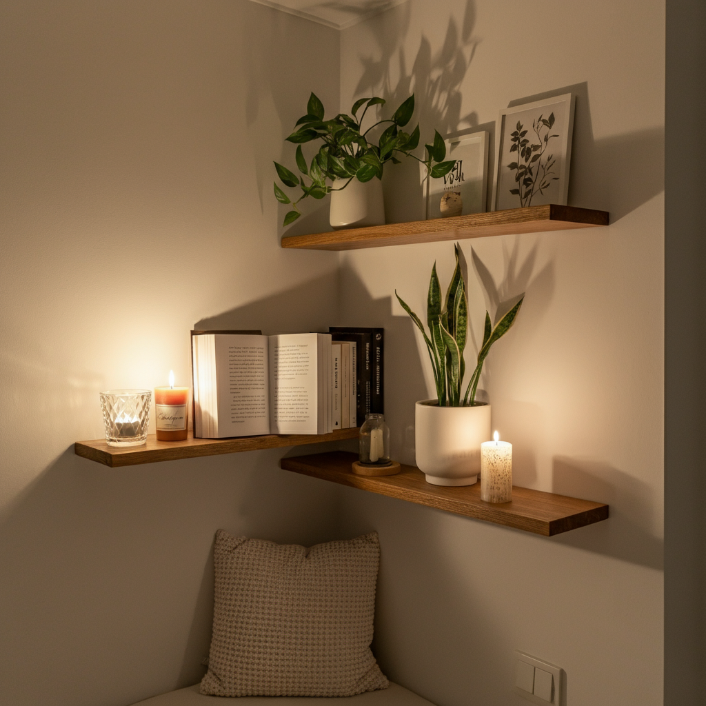 DIY Floating Shelves: Small Space Storage Done Right