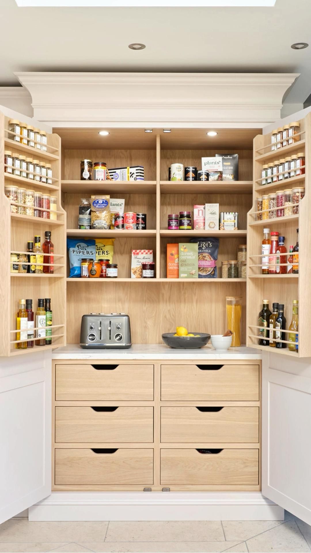 Double Kitchen Pantry Cupboard