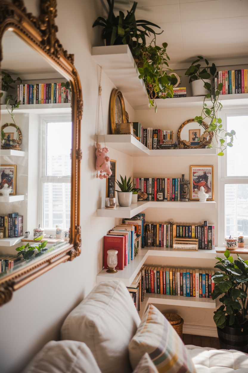 Luxury Bedroom Bookshelf Ideas