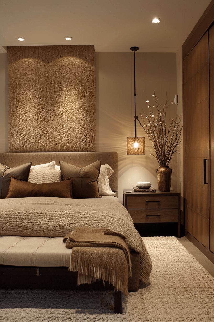 Serene Earth Tone Bedroom Decor Ideas