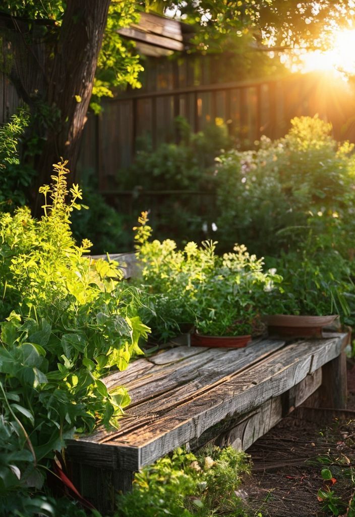 Simple Living Through Rustic Garden Spaces