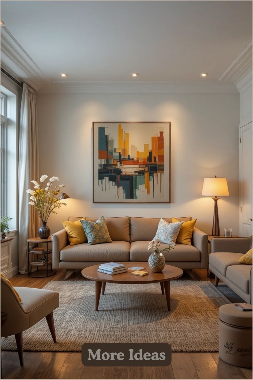 Small Space Vintage Modern Living Room Ideas 2026