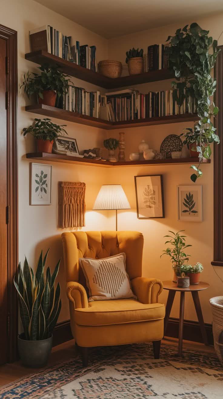 The Hidden Magic of Cozy Corner of These 7 Reading Nooks