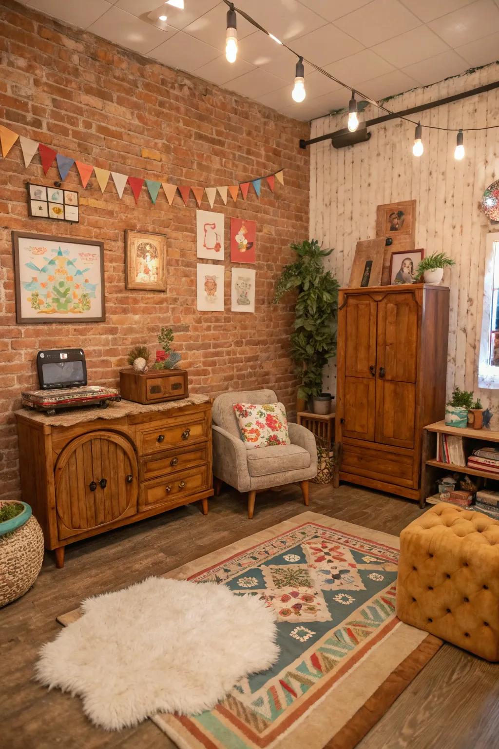 Country house allure infuses cordiality and sentimentality into your digital area.