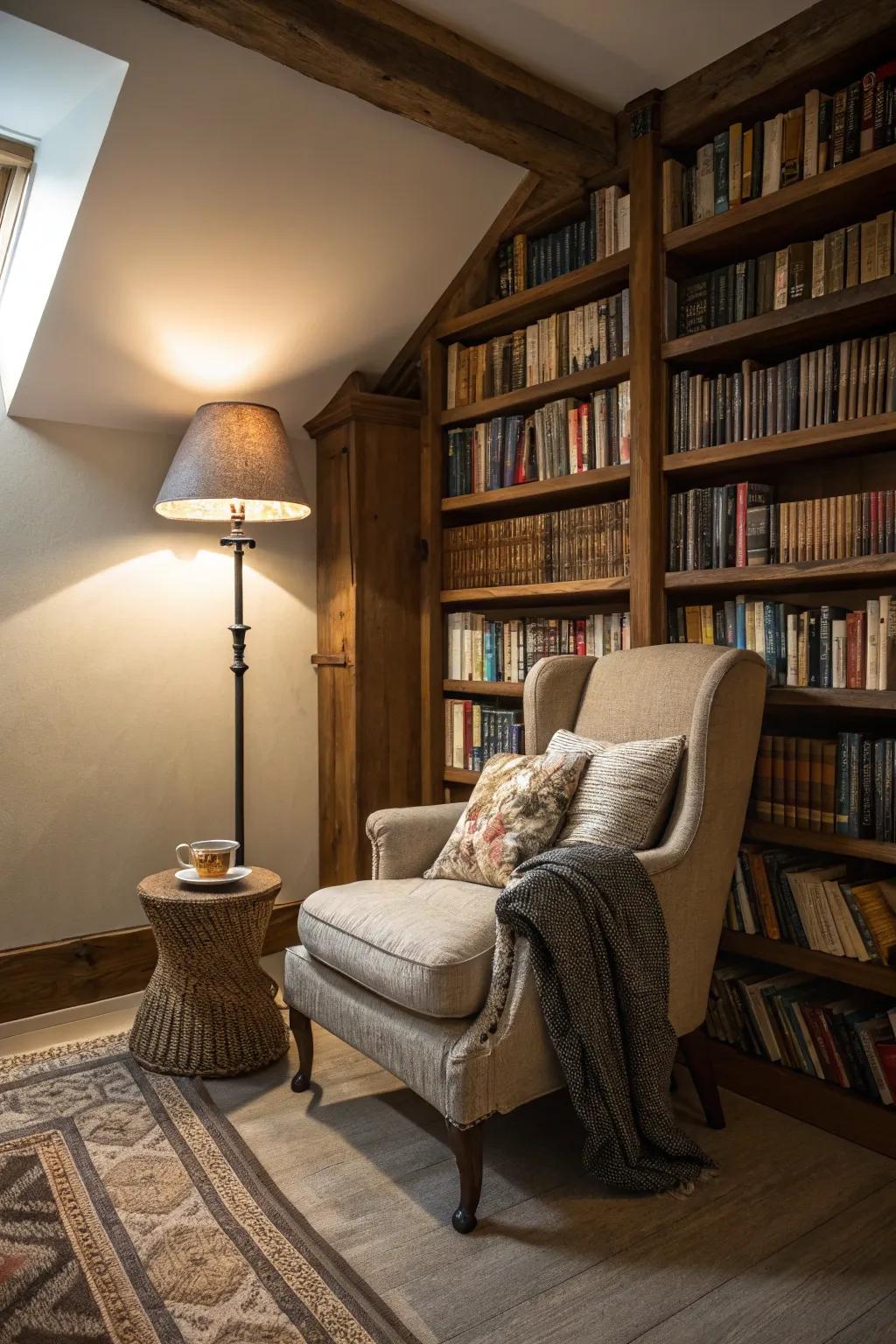 Redesign your alcove into a welcoming literary escape.