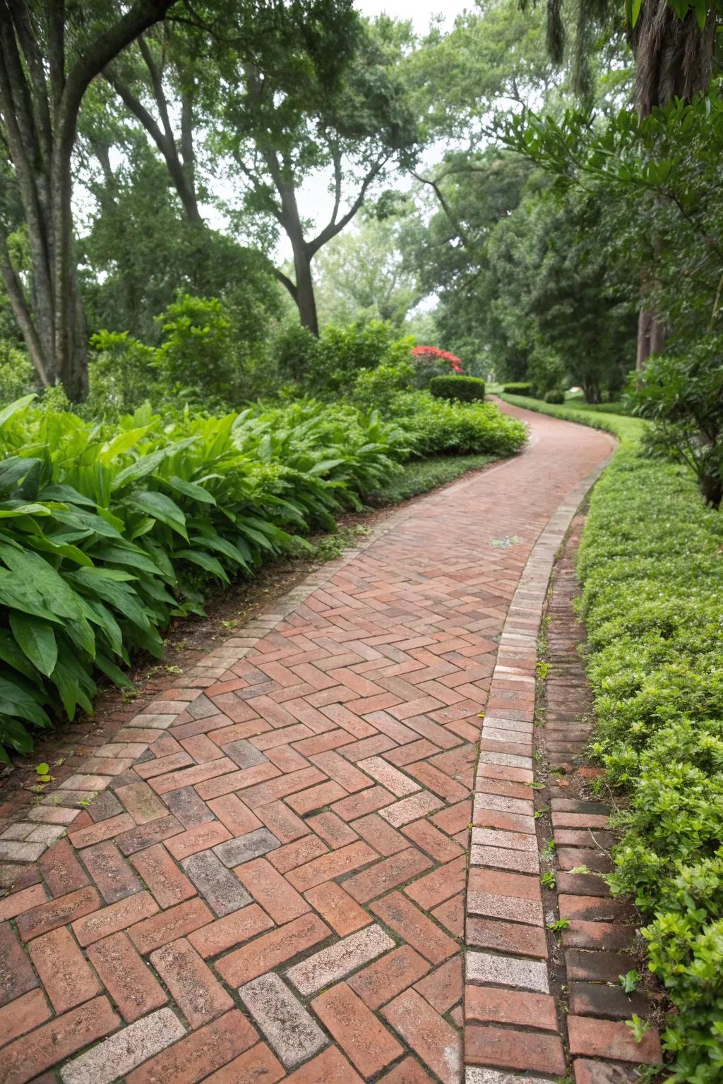 Herringbone: A traditional style for a hint of refinement.