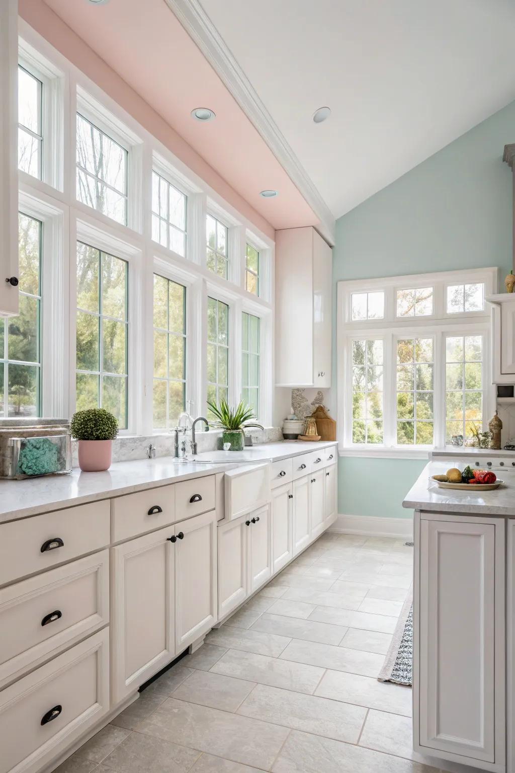 Painting your kitchen gives it an instant fresh feel.