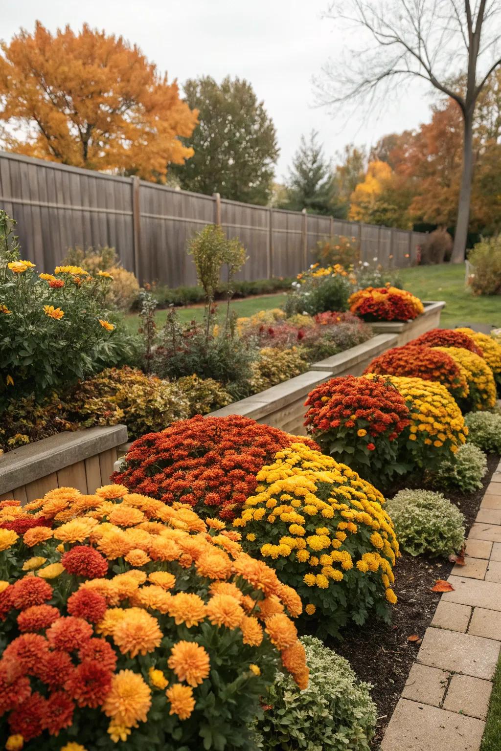 Brighten up your garden with a palette of fall colors.