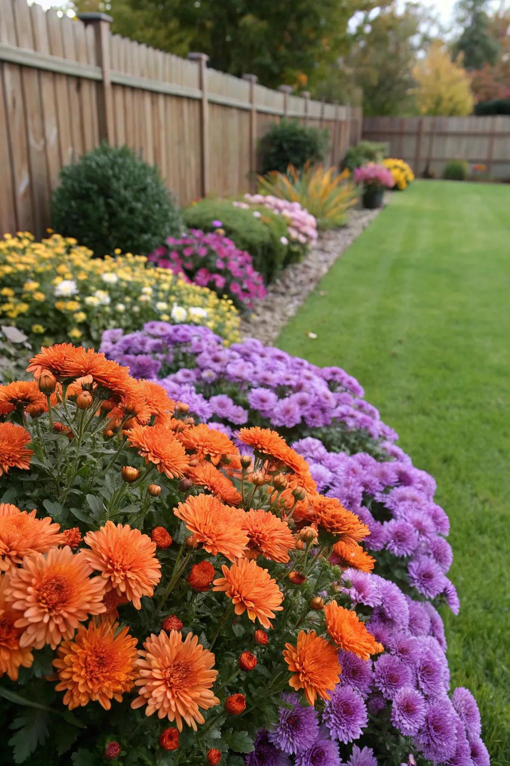 Infuse your front yard with the joy of colorful bloomers and glowers.