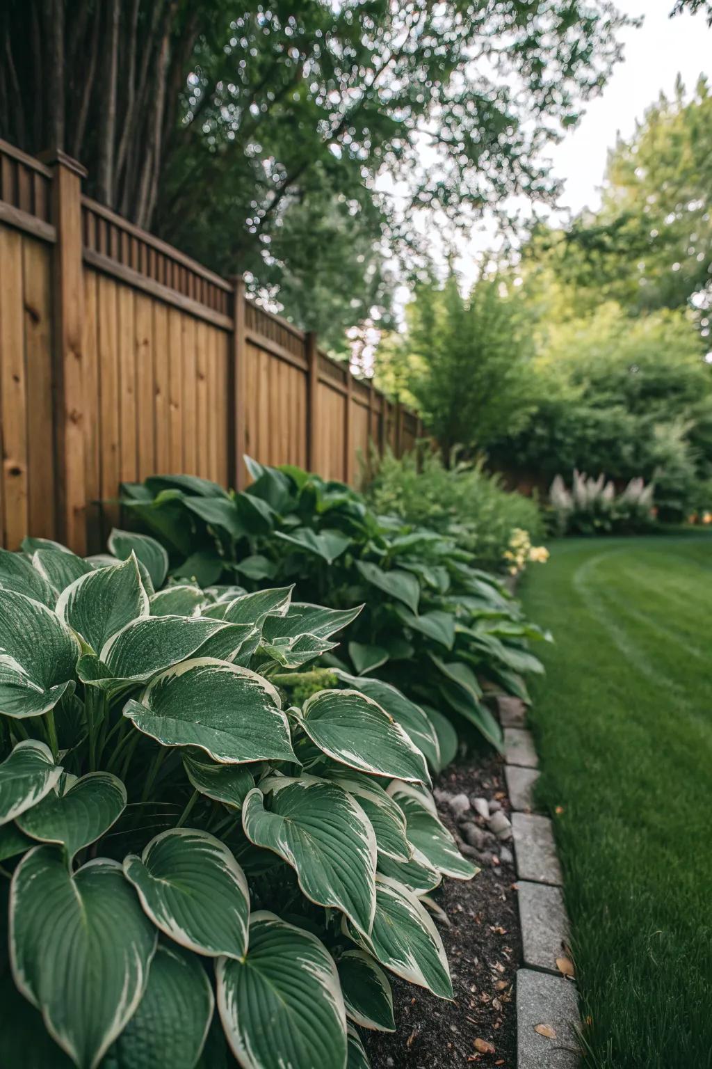A rich leafy glories scene creates a tranquil and verdant entryway.