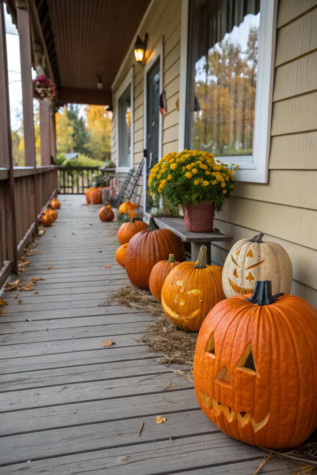 A delightful gourd gathering showcases the richness of the fall harvest.