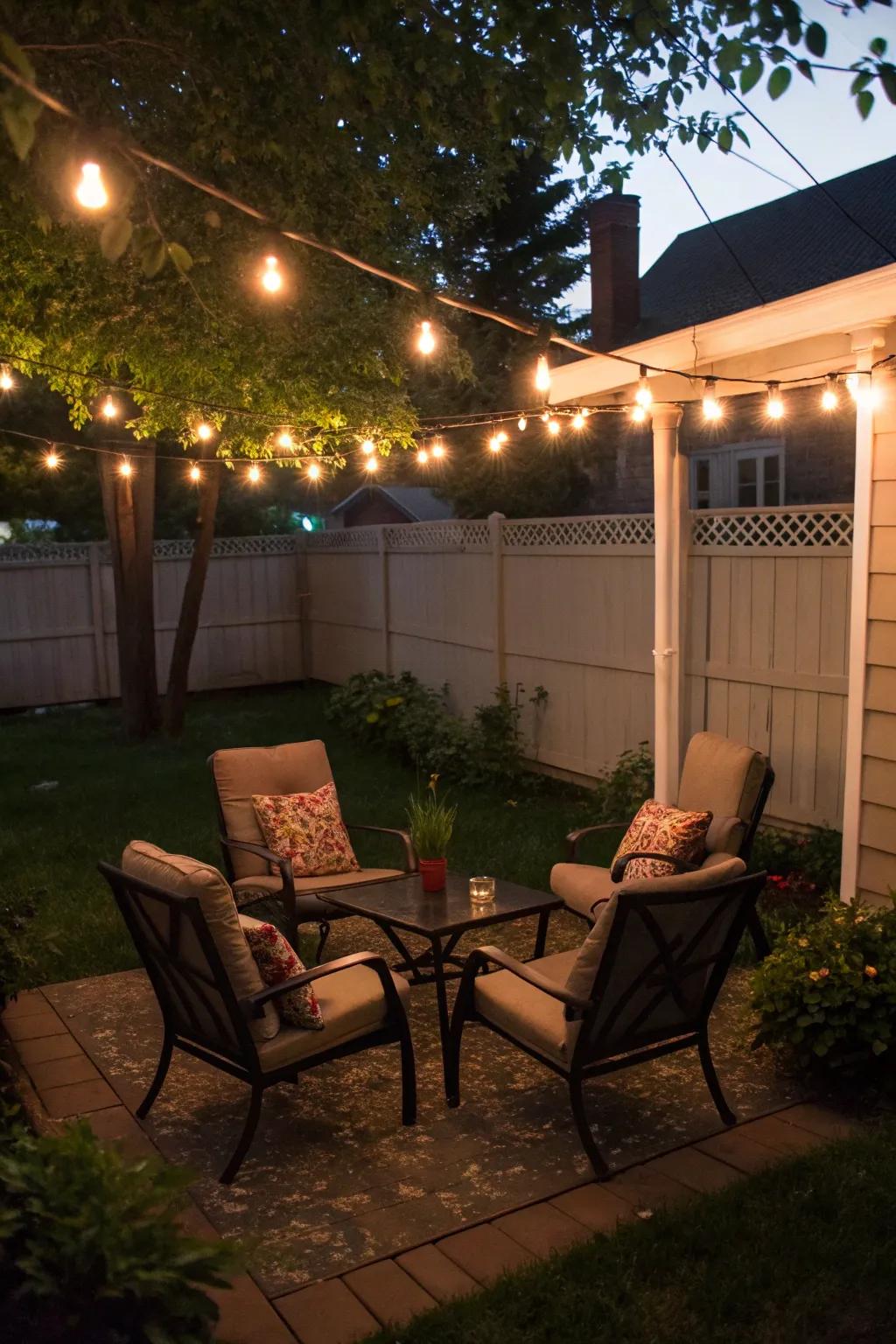 An alluring spot for unwinding and socializing.