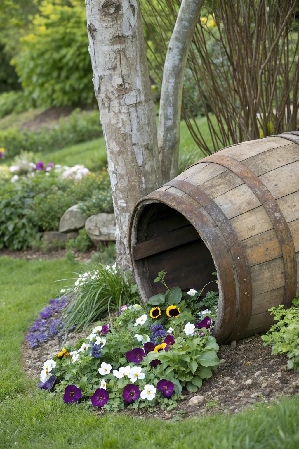 Let nature spill over with rustic charm and vibrant hues. 🌼✨