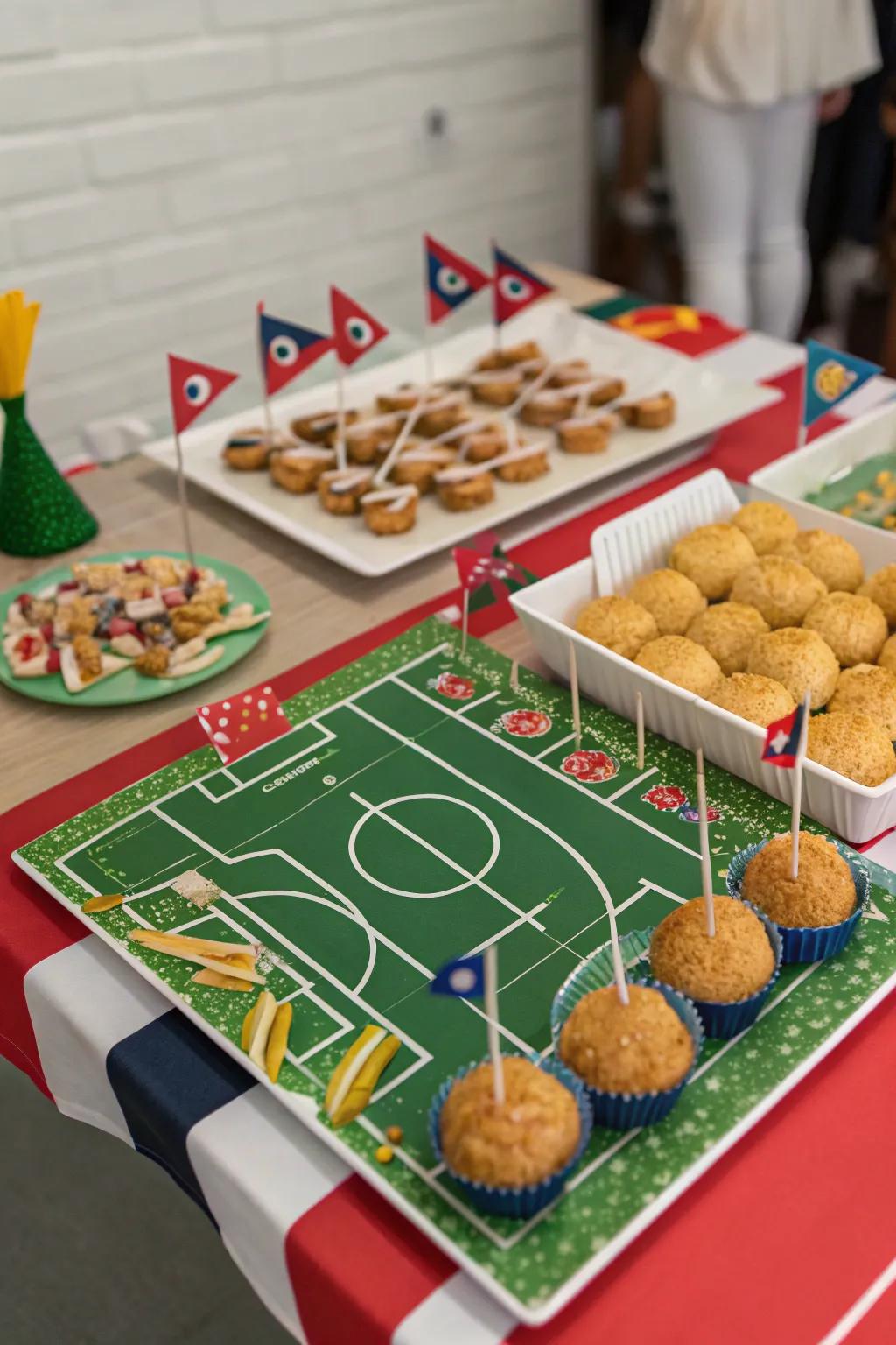 A themed snack station adds flair and flavor to your watch party.