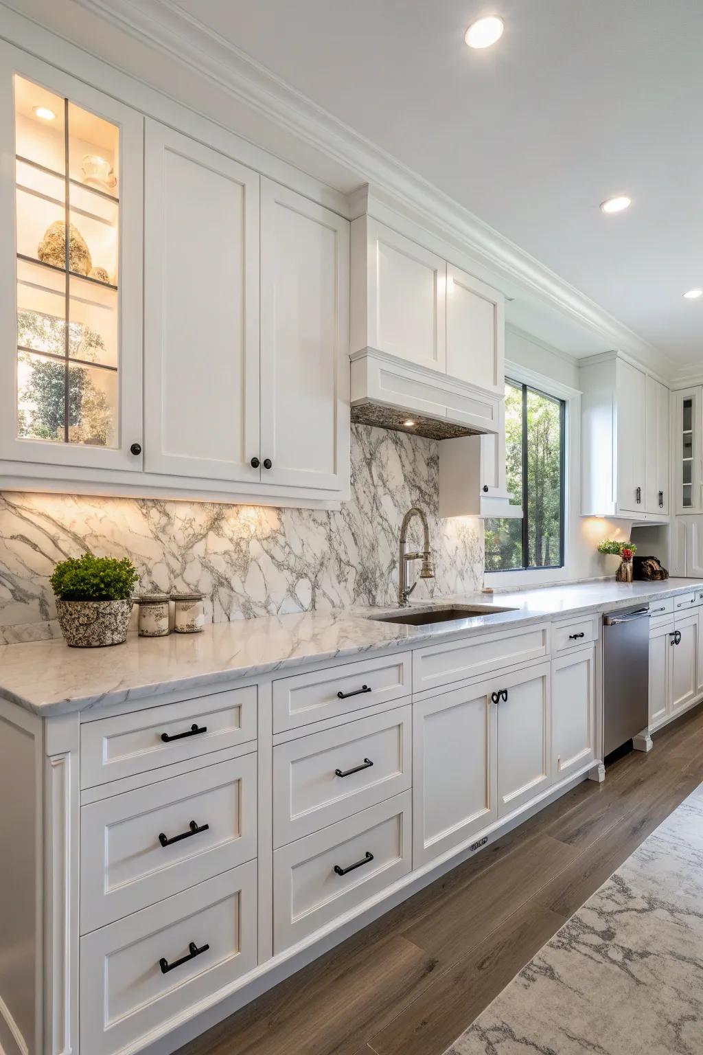 Marble brings ageless elegance.