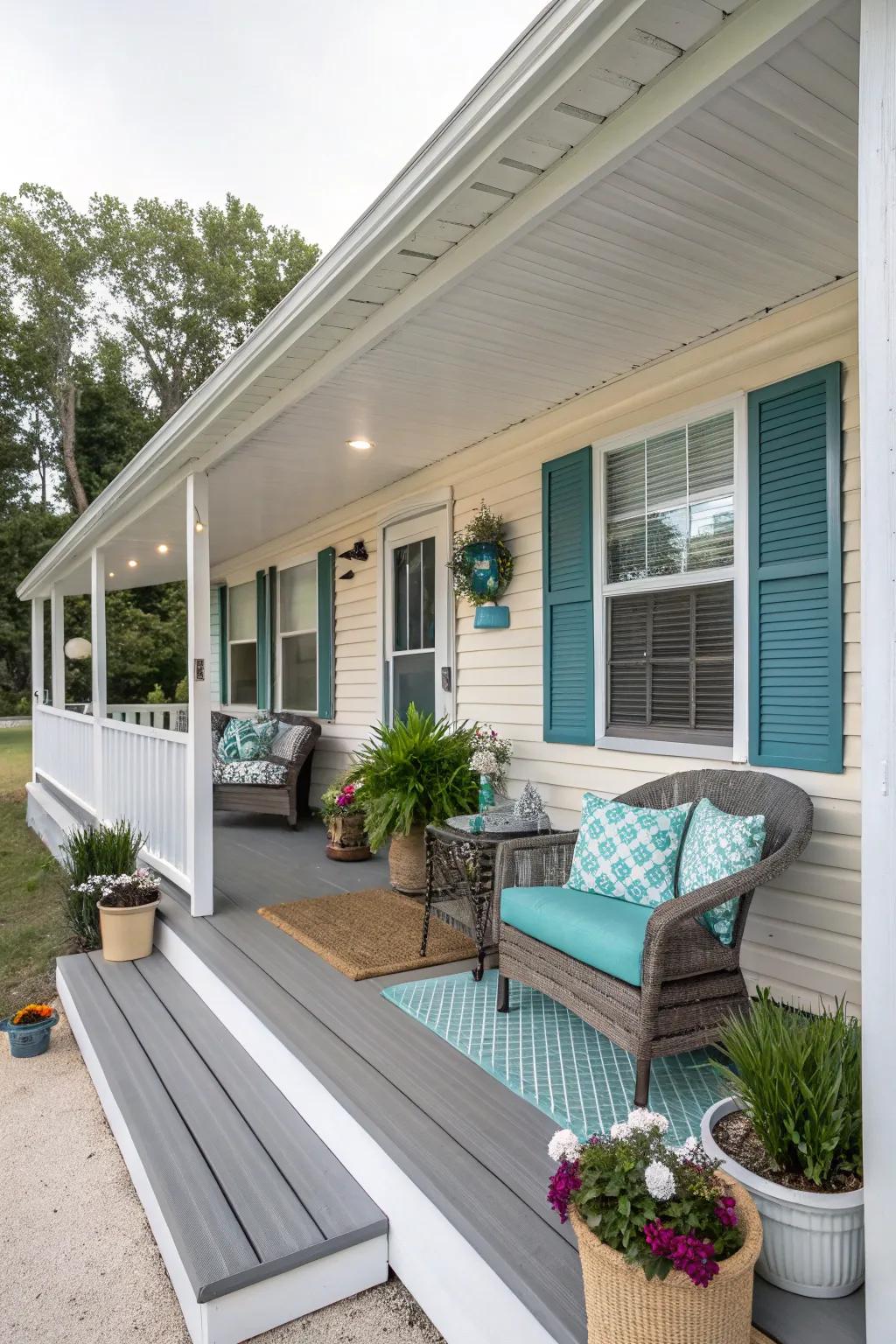 A porch that complements your home's style establishes visual balance.