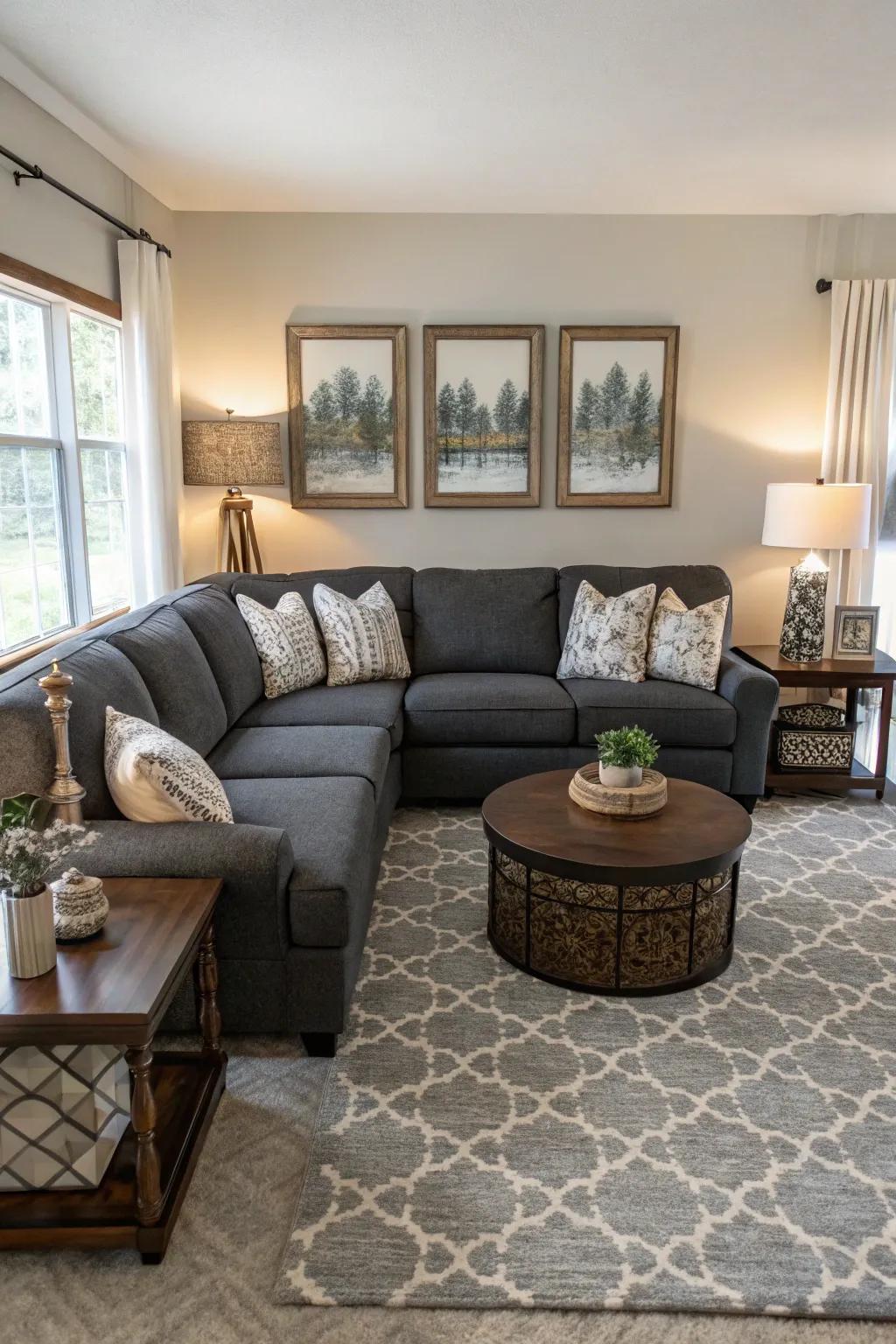 Balance creates a harmonious and balanced space.