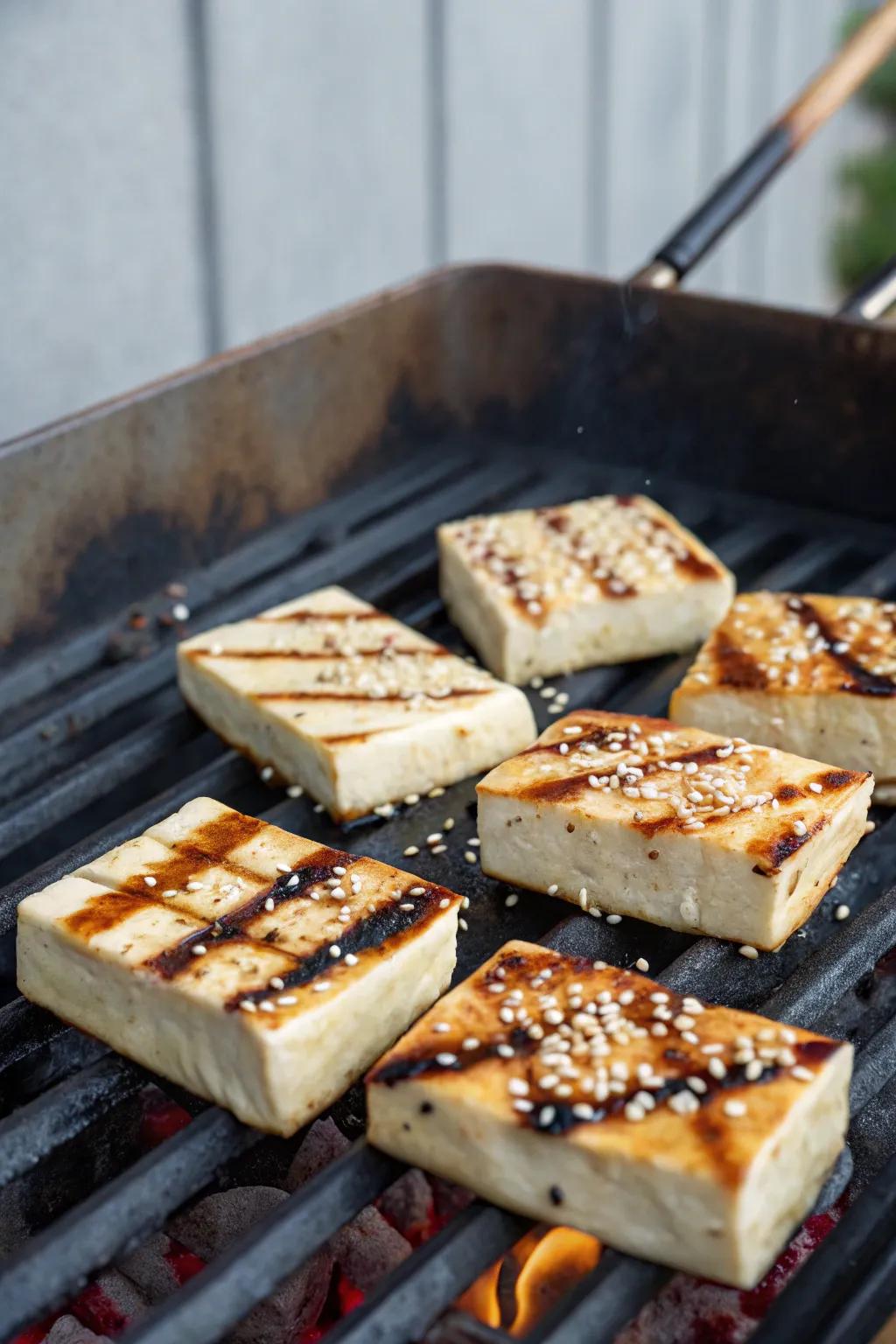 Flavorful grilled tofu, perfect for any BBQ.
