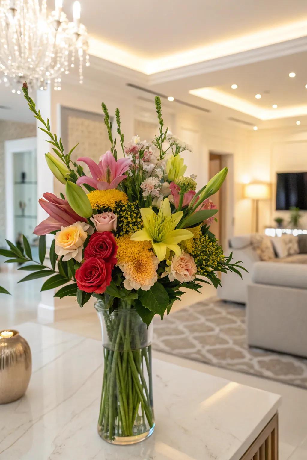 A customized bouquet designed to suit the recipient's individual preferences.