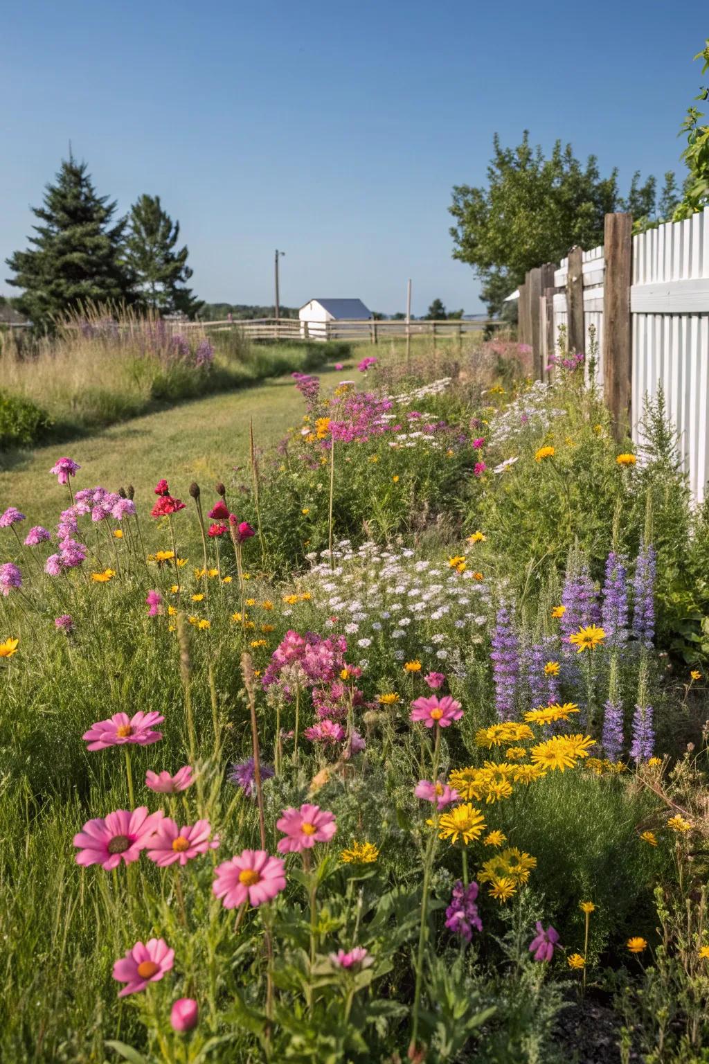Wildflowers can bring an enchanting, untamed look to your garden.
