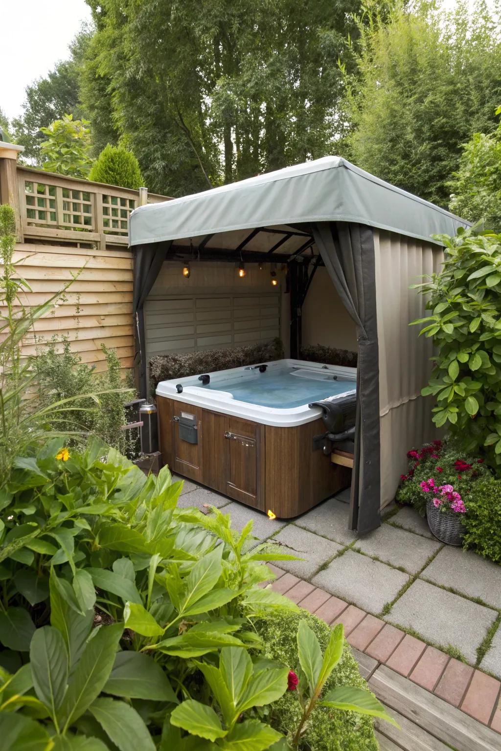 Tarp solutions deliver budget-friendly and flexible privacy.