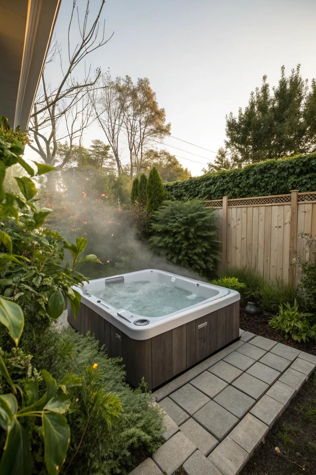 Unwind with a luxurious spa or hot tub addition.