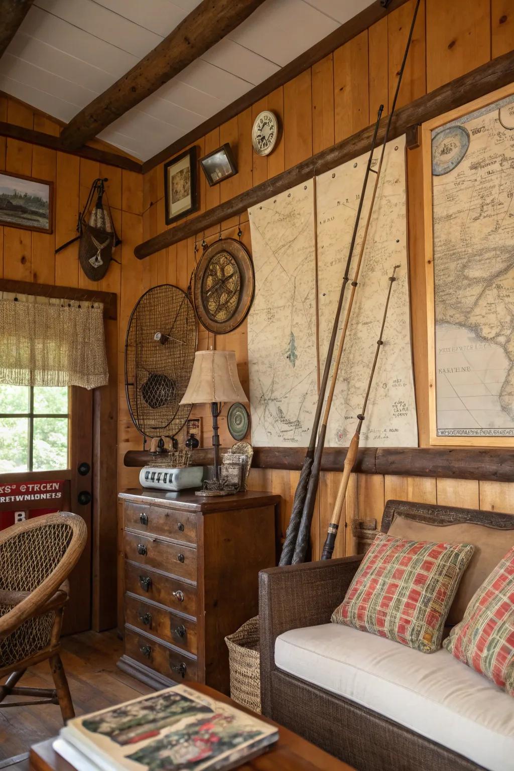 Vintage finds add character and nostalgia.