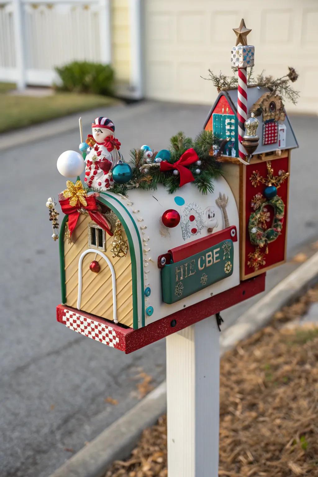 Themed mailboxes add personality and charm with little upkeep