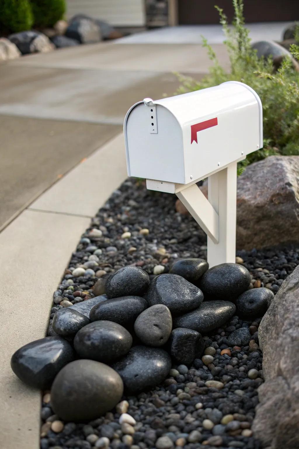 Minimalist stone blueprints proffer a sleek, contemporary allure.