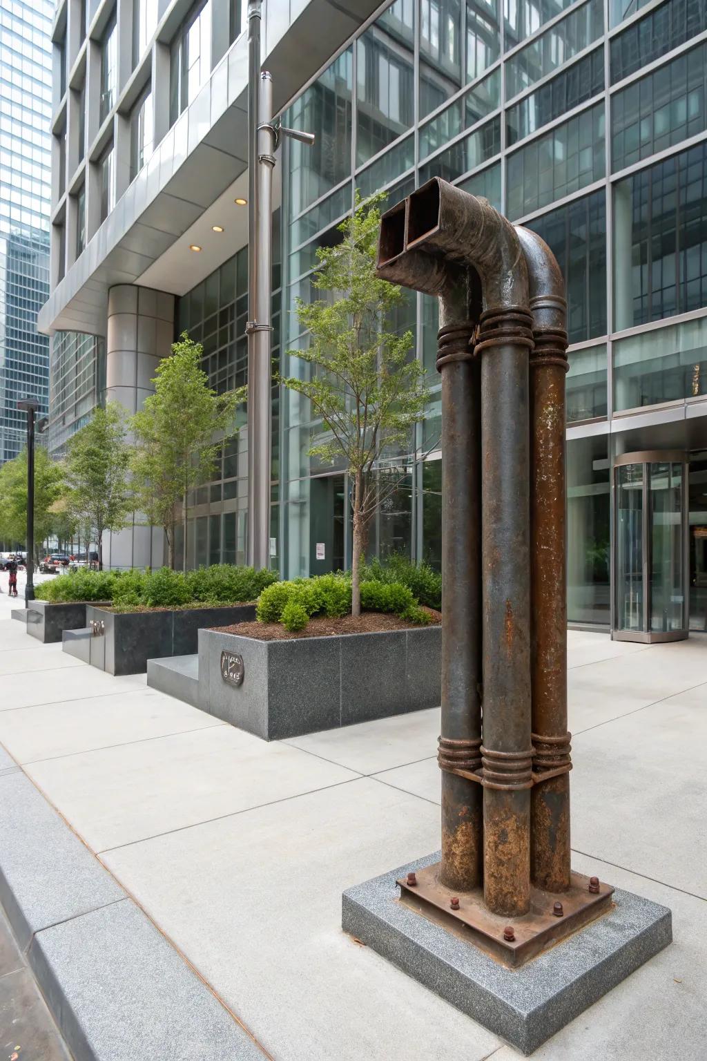 Industrial designs offer a chic and contemporary look.