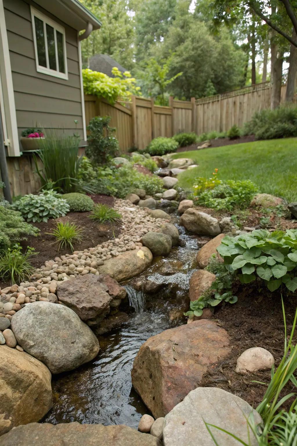 A hidden source stream design adding magical charm.