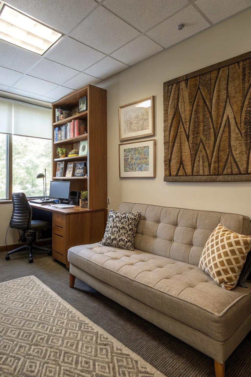 Unforeseen textures bring luxury and comfort.