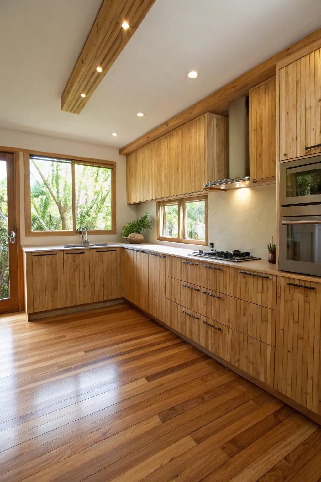 Bamboo brings sustainability and style to the modern kitchen.