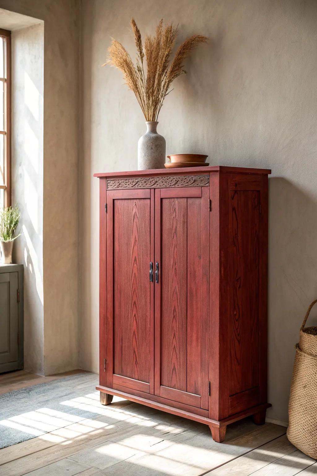 Transform your kitchen with a touch of rustic charm and timeless elegance in barn red.