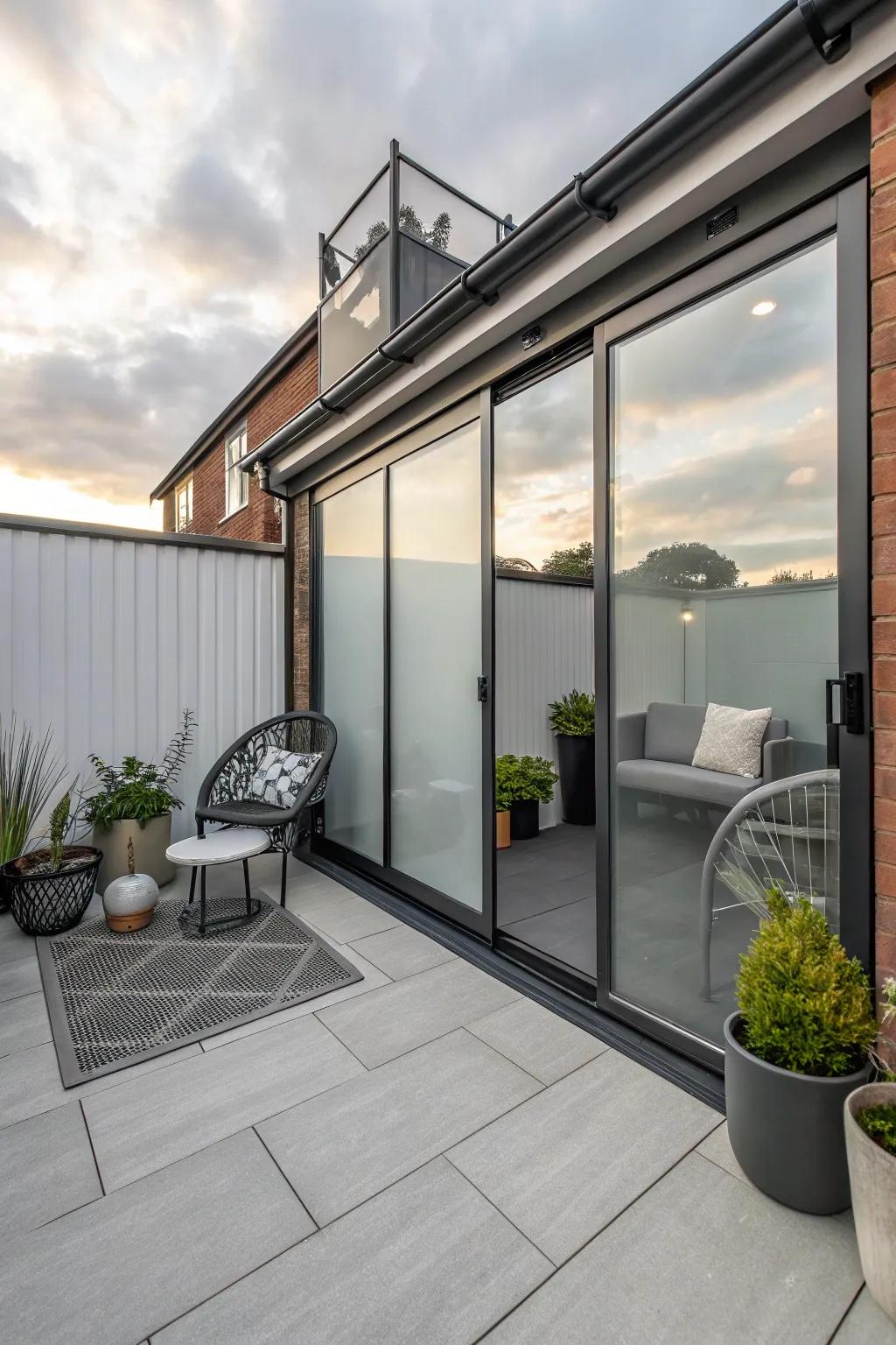 Sliding gates are perfect for space-saving solutions.