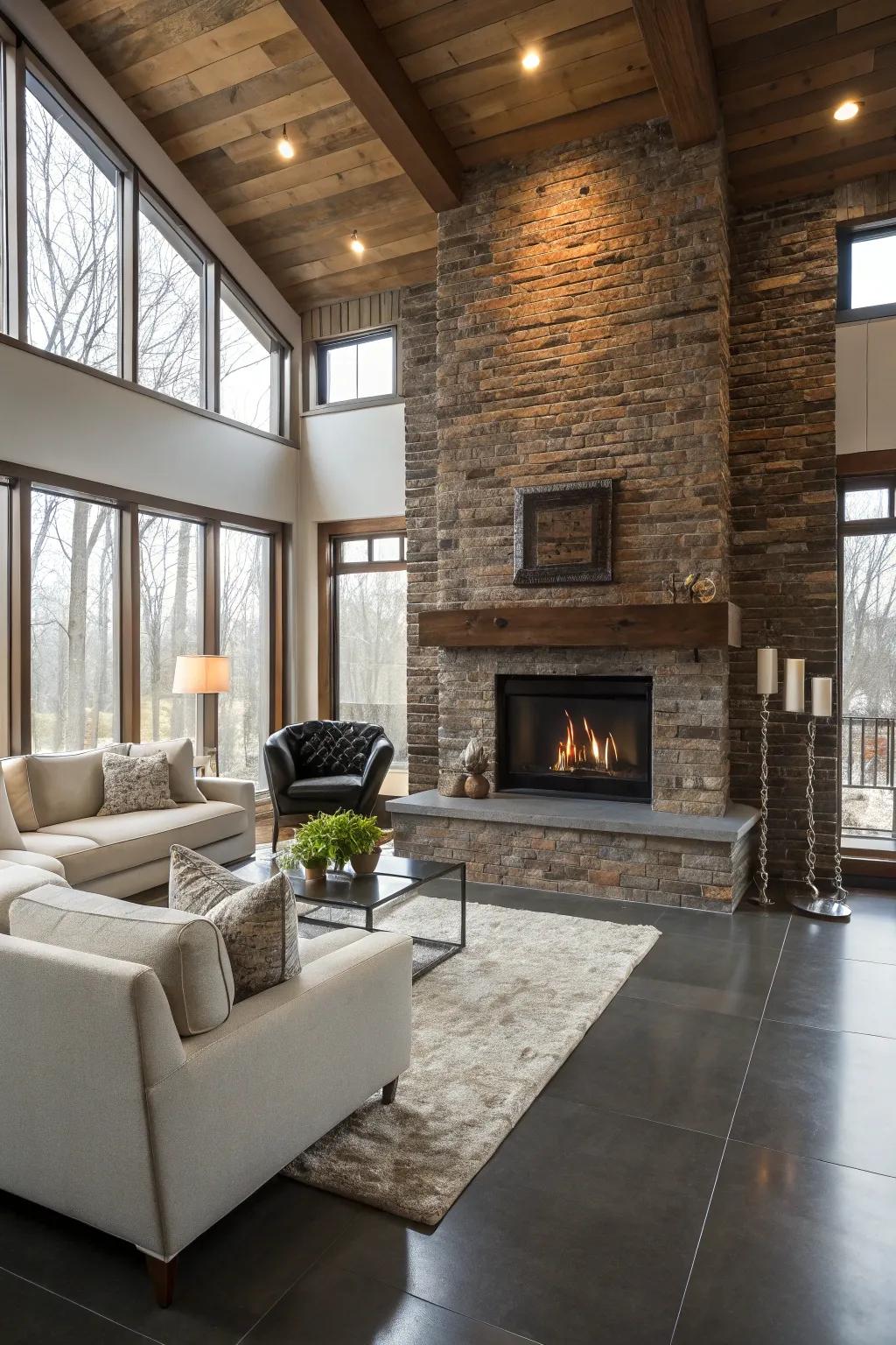 Blend rustic charm with modern elegance for a unique look.