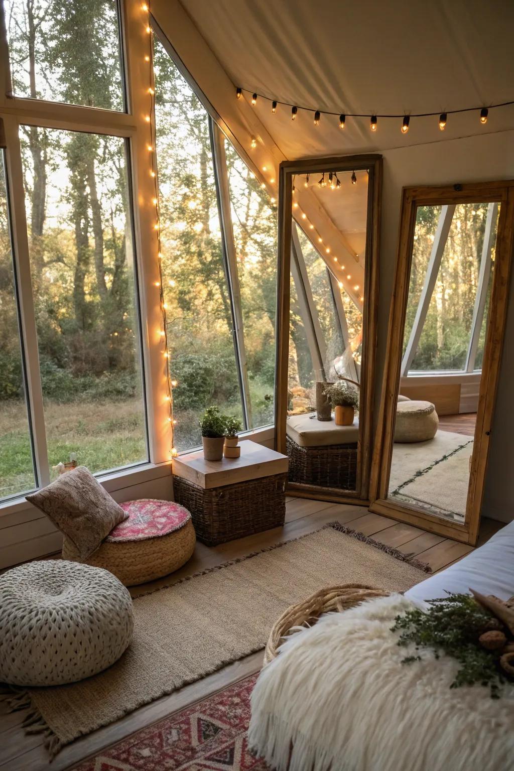 Natural light enhances openness and airiness.