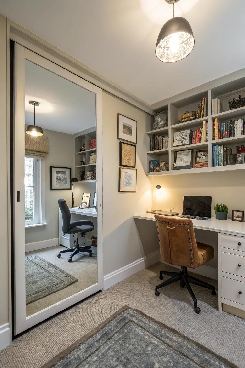 Mirrors are a designer's secret weapon for opening up spaces.