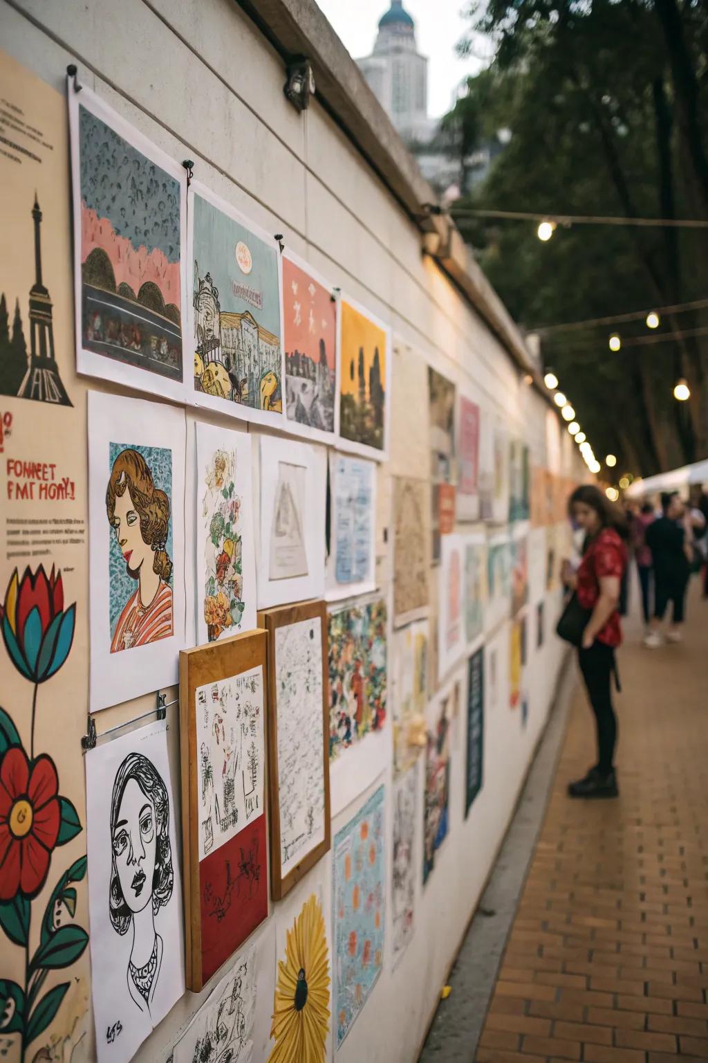 Art pieces add depth and interest to your streaming background.