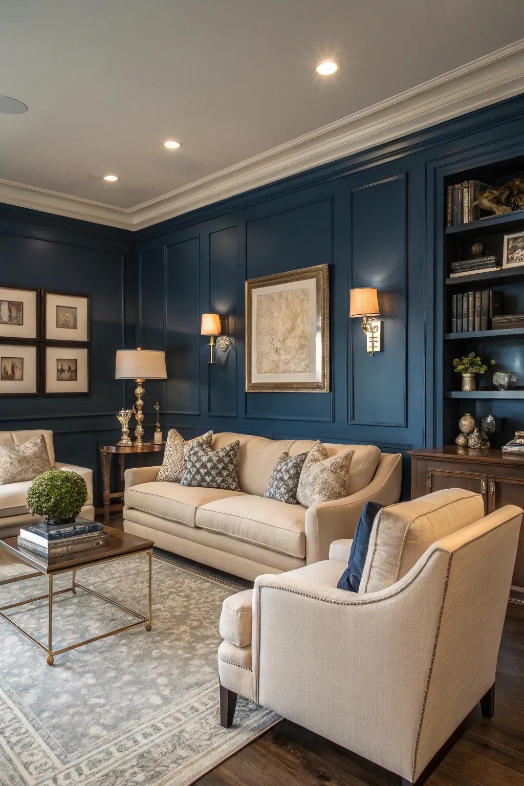 Moody hues add sophistication and coziness to any space.