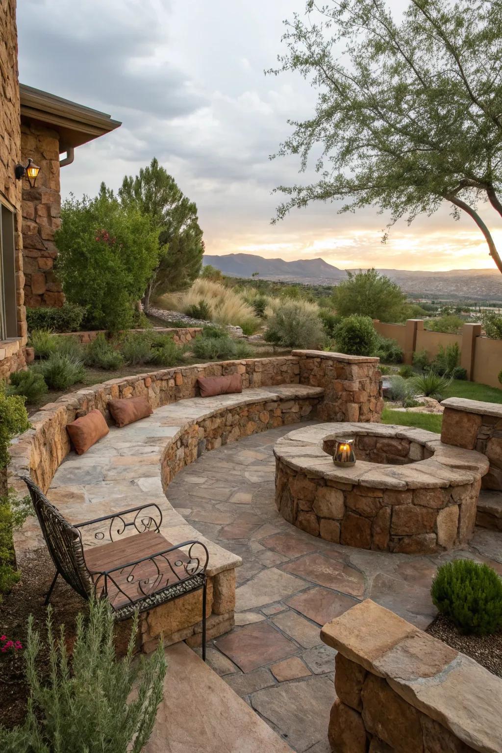 Stone walls add character and utility to your landscape.