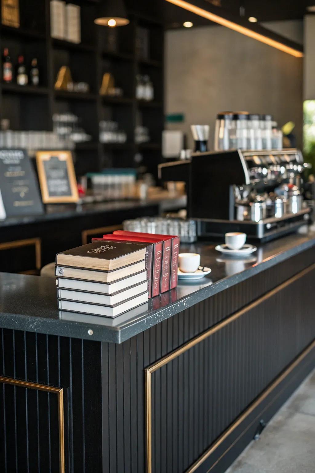 Coffee compendium incorporating a personal element to the coffee station