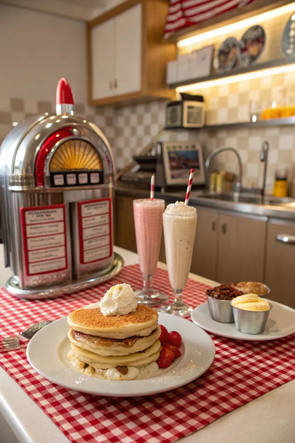 Step back in time with a nostalgic diner delight.