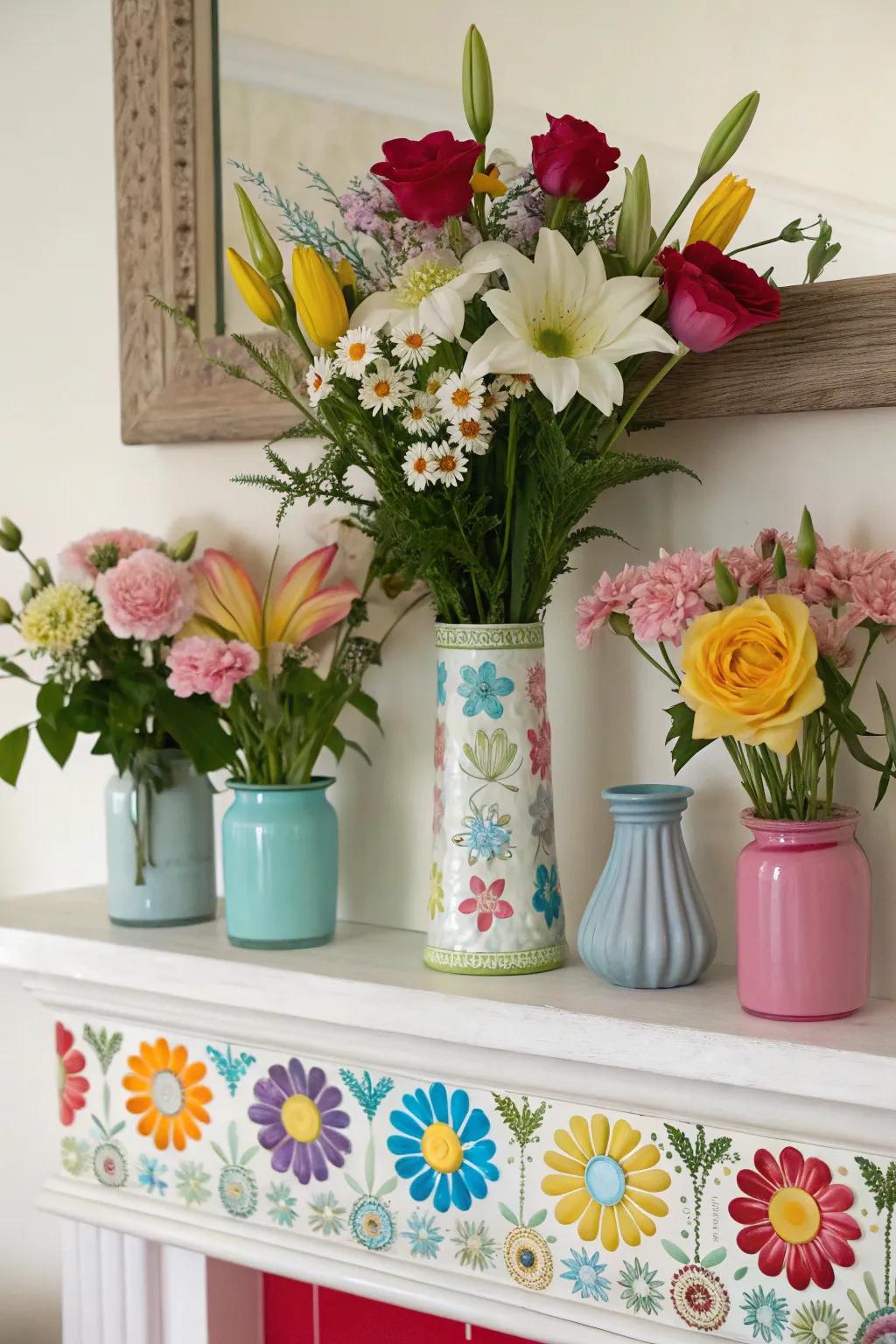 Mix and match for a varied style.